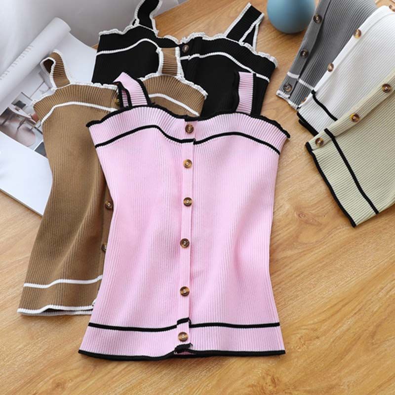 Street Fashion Style Youtube - Haut court en tricot pour femme,