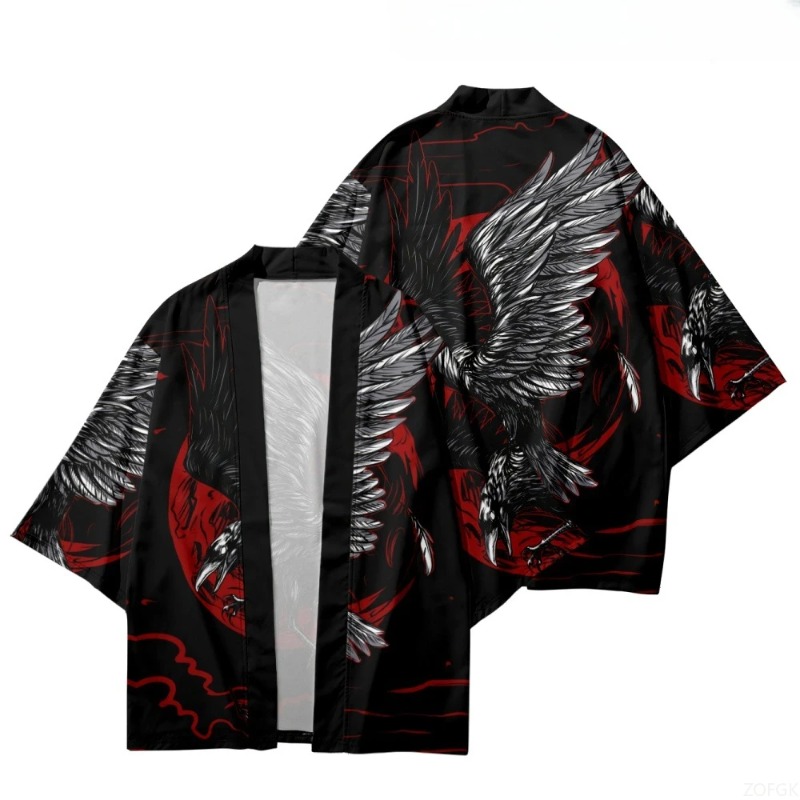 Street Fashion Kimono - Kimono ouvert sur le devant imprimé