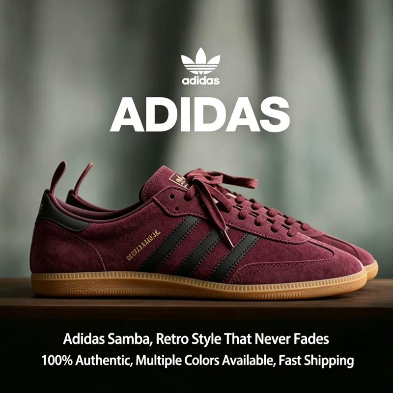 Street Fashion Adidas - Adidas samba Trefoil baskets basses unisexes,