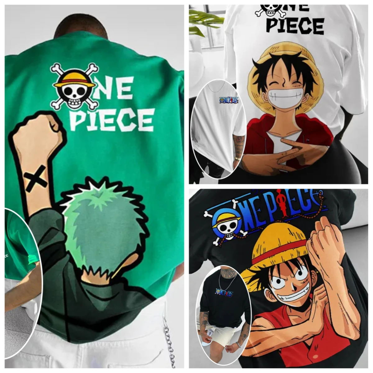 Street Fashion Trend 2025 - Une pièce Luffy Zoro 2025 mode