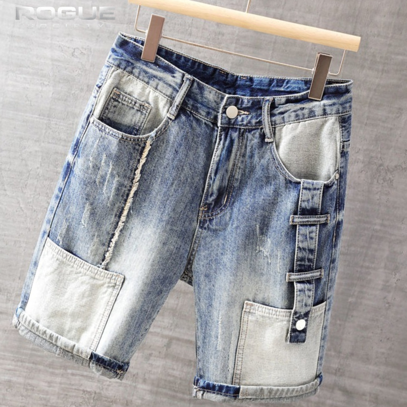 Street Fashion Hip Hop - Shorts en jean coréens tendance Hip