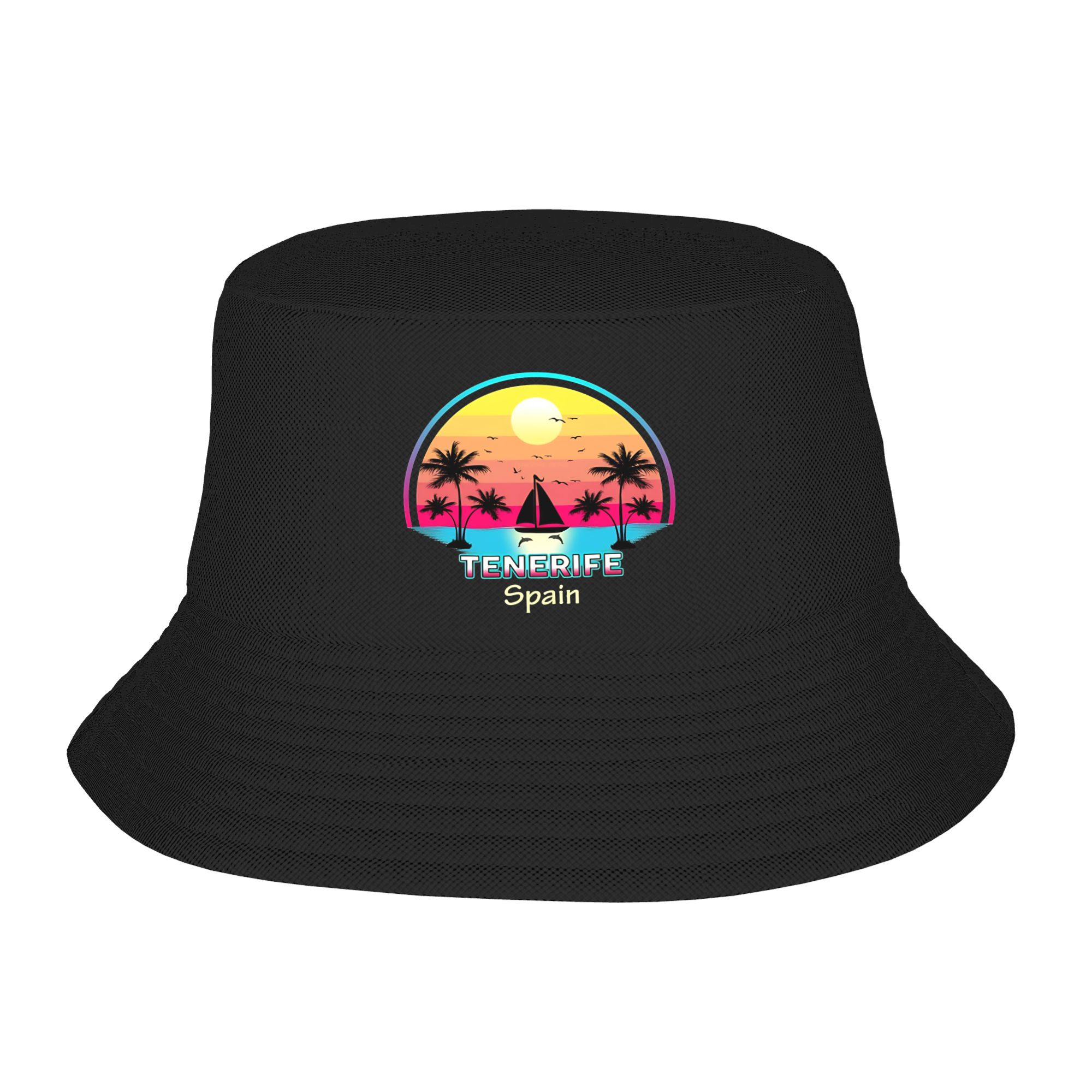 Street Fashion In Spain - Chapeau Bob Unisexe pour Vacances d'Été