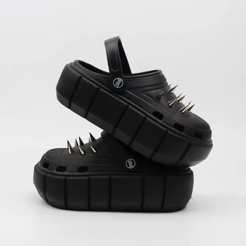 Street Fashion Trends - Chaussures à rivets style Y2K pour