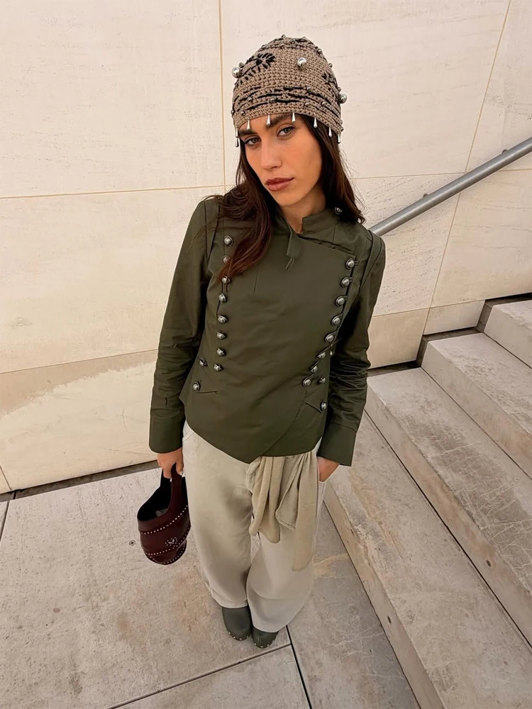 Street Fashion Zip Up Hoodie - Vestes pour femmes à col montant