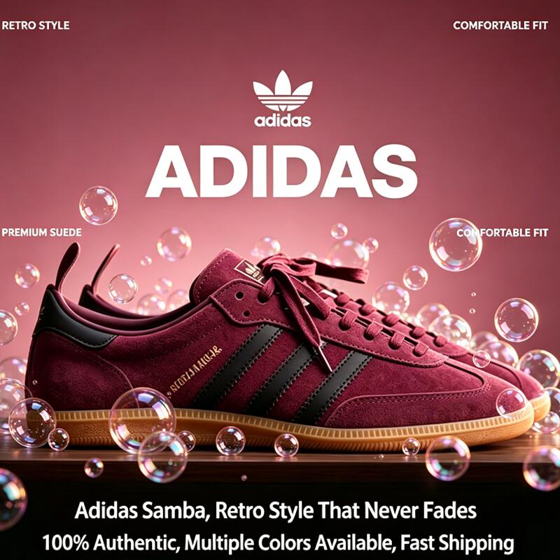 Street Fashion Adidas - Adidas samba Trefoil baskets basses unisexes,