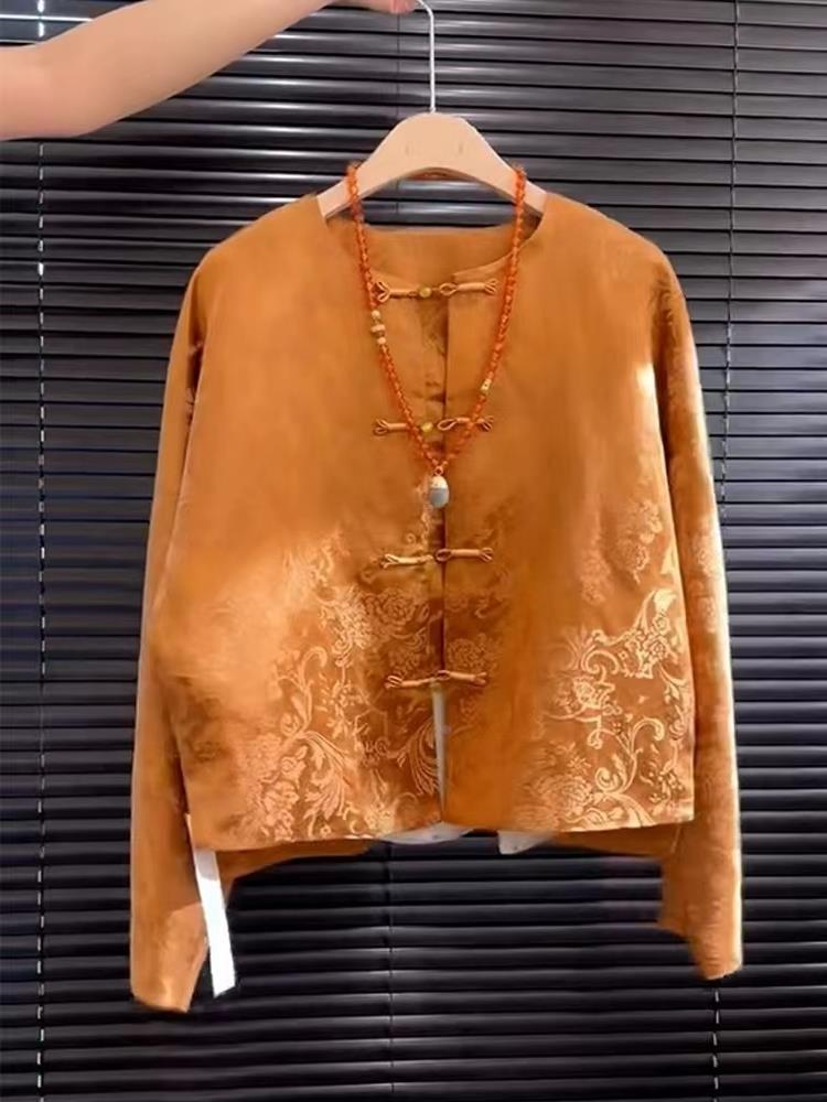 Street Fashion In Chinese - Nouveau haut Song Jin en satin