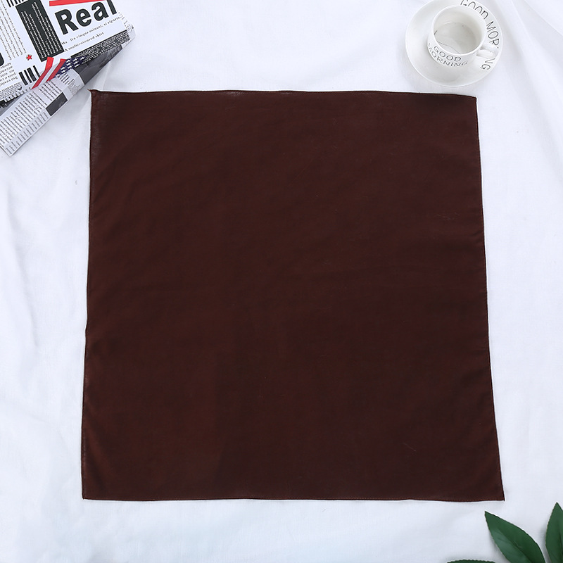 Foulard en coton couleur unie  - Street Fashion Hip Hop avis et prix