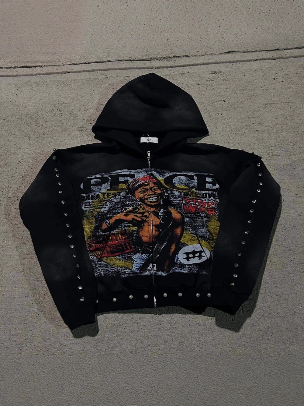 Nouveau sweat à capuche ample  - Street Fashion Zip Up Hoodie avis et prix