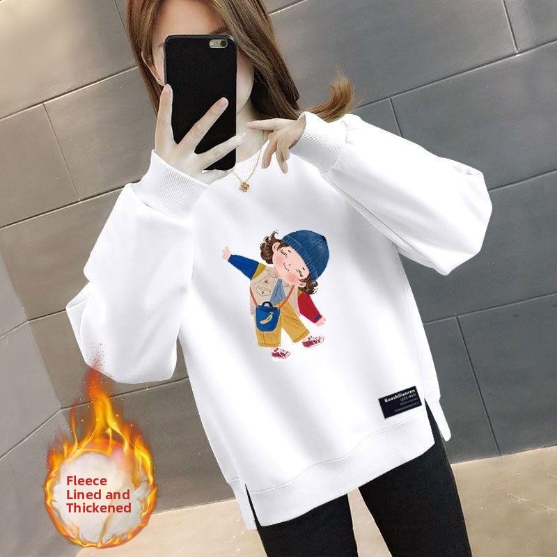 Sweat-shirt ample en polaire é - Oversized Crewneck Fleece avis et prix