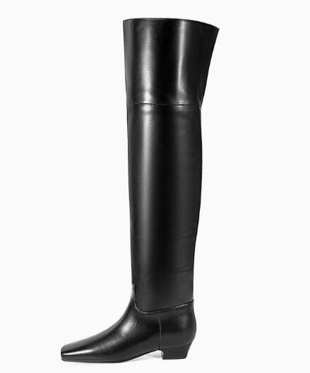 Bottes cuissardes noires en cu - Street Fashion Style Youtube avis et prix