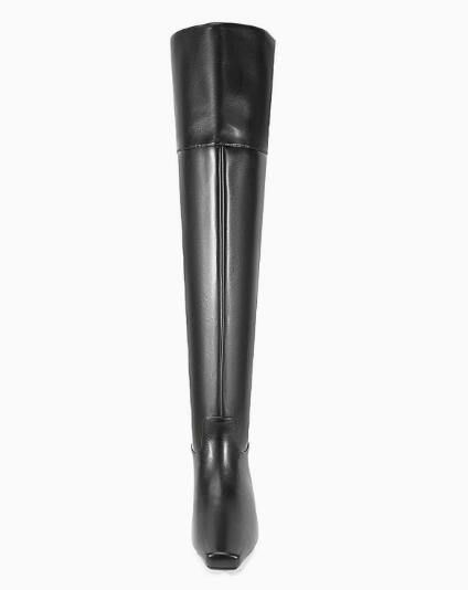 Bottes cuissardes noires en cu - Street Fashion Style Youtube avis et prix