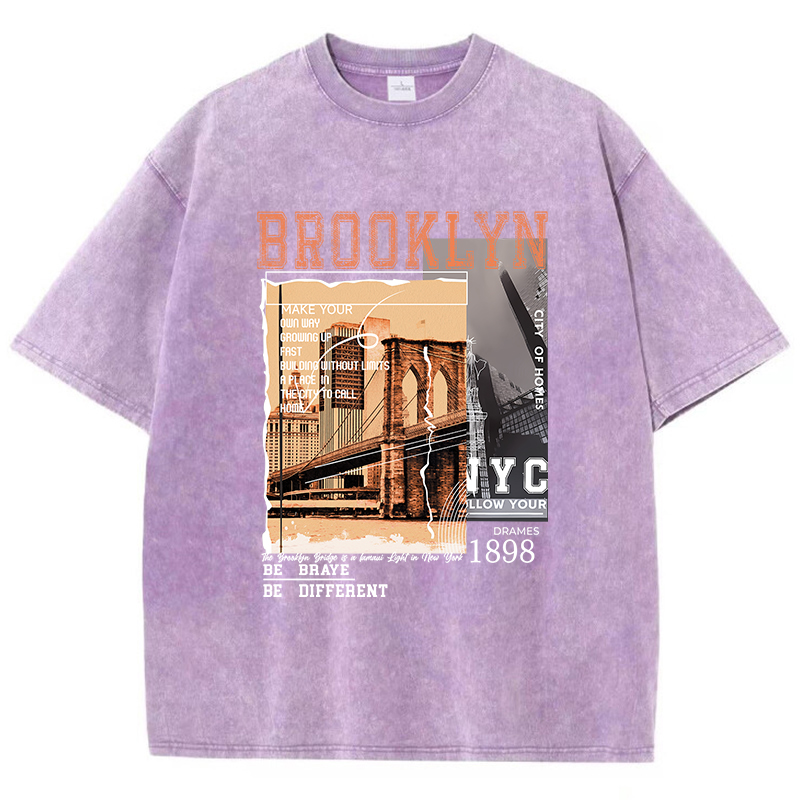 Brooklyn-T-shirt manches court - Street Fashion Nyc avis et prix