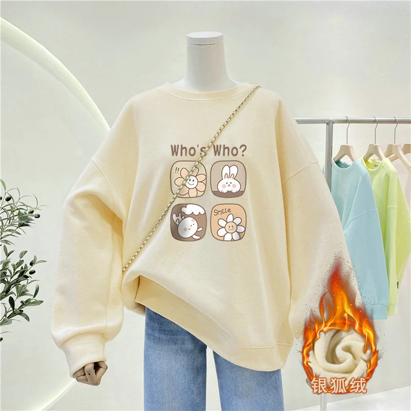 Sweat-shirt à col rond pour fe - Oversized Crewneck Fleece avis et prix