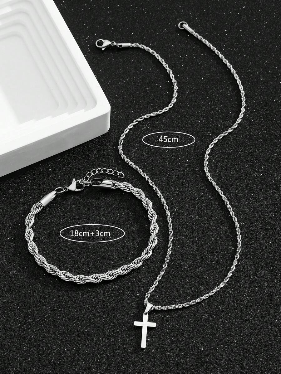 1 ensemble de collier et de br - Street Fashion Hip Hop avis et prix