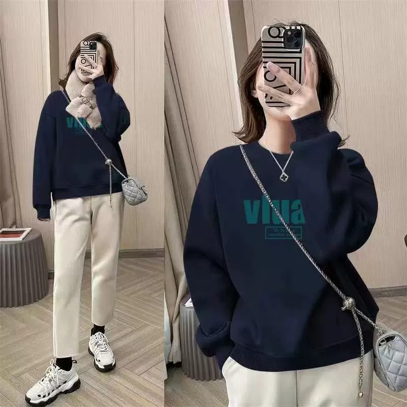 Sweat-shirt à col rond surdime - Oversized Crewneck Fleece avis et prix