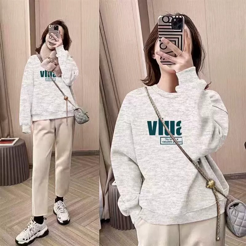 Sweat-shirt à col rond surdime - Oversized Crewneck Fleece avis et prix
