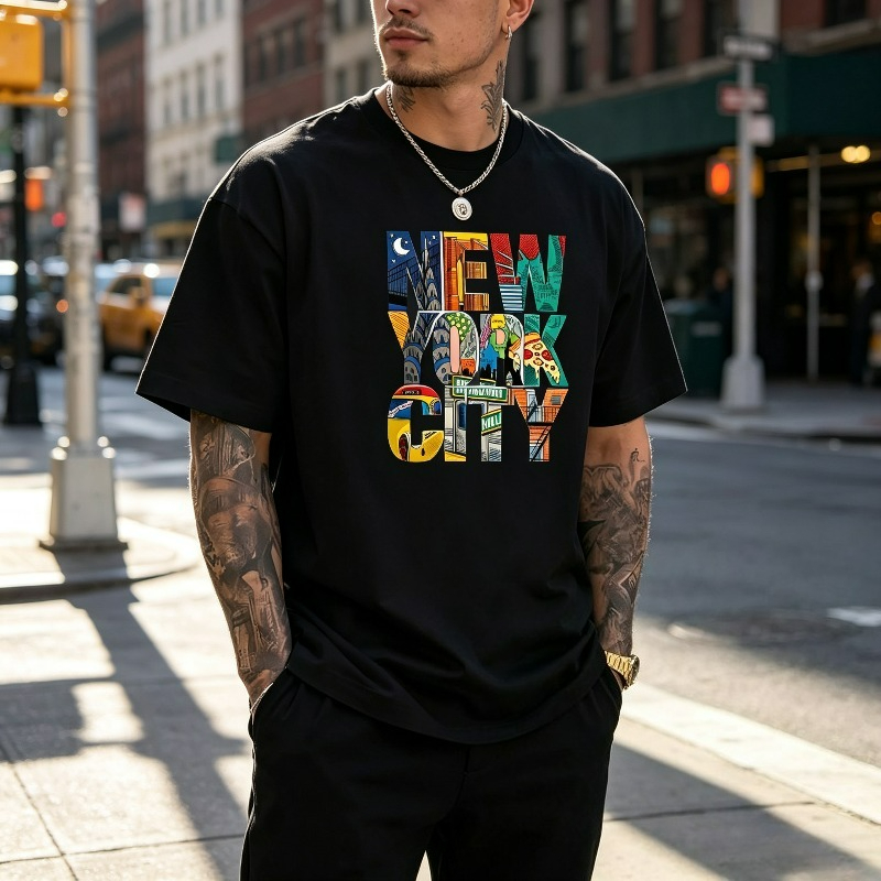 T-shirt graphique NEW YORK CIT - Street Fashion Nyc avis et prix