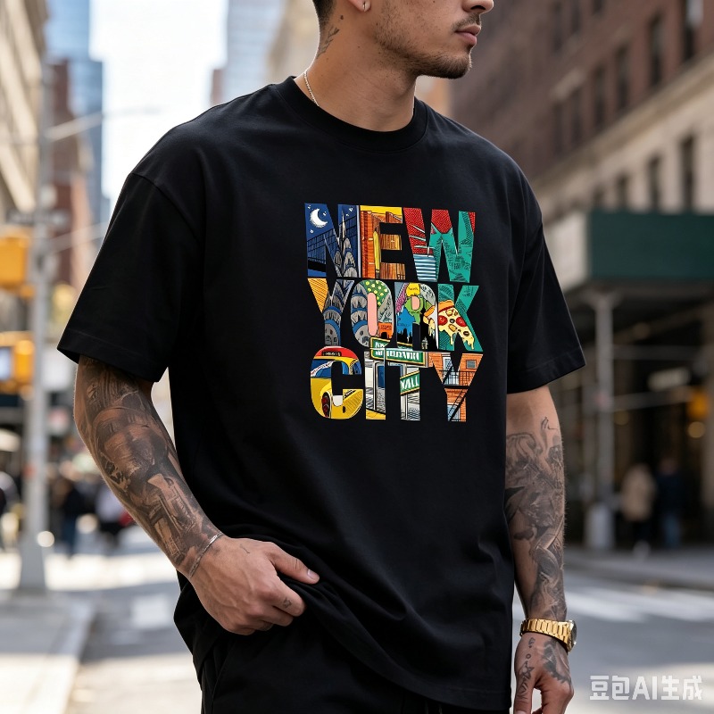 T-shirt graphique NEW YORK CIT - Street Fashion Nyc avis et prix