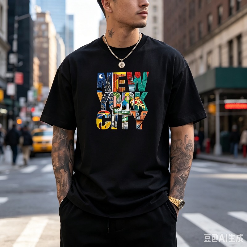 T-shirt graphique NEW YORK CIT - Street Fashion Nyc avis et prix