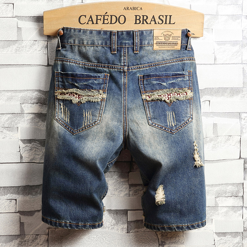 Shorts en jean déchirés pour h - Street Fashion Hip Hop avis et prix