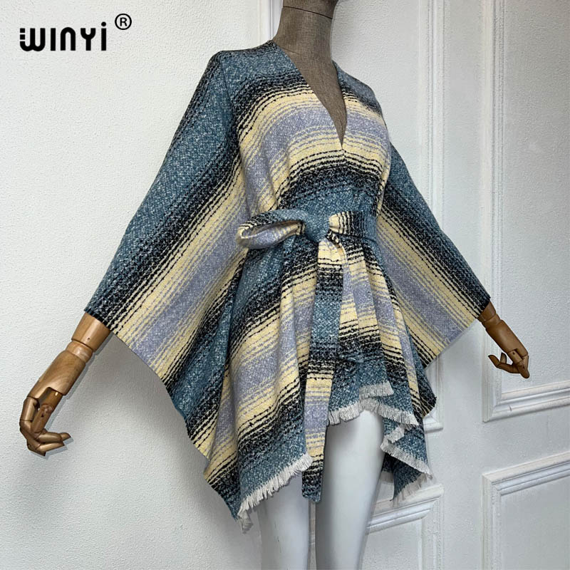 WINYI-Veste d'Hiver Rétro pour - Street Fashion Kimono avis et prix