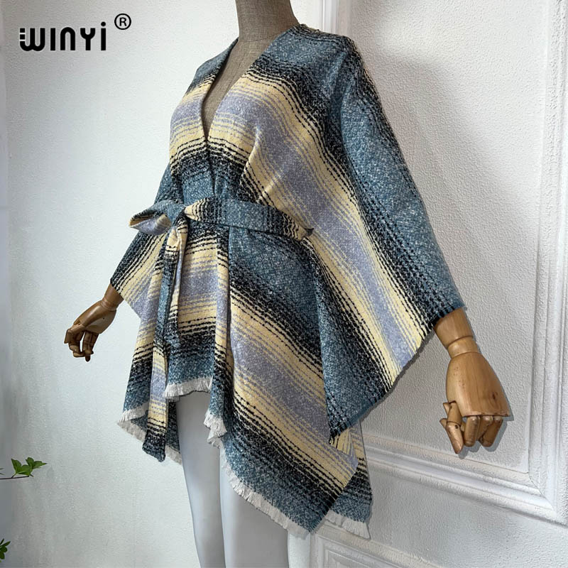 WINYI-Veste d'Hiver Rétro pour - Street Fashion Kimono avis et prix