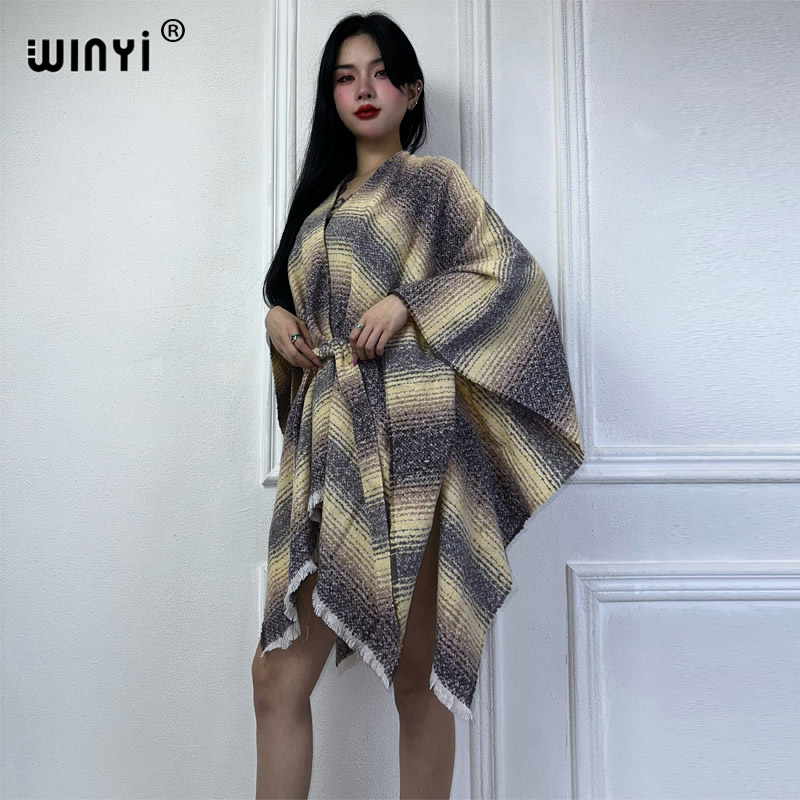 WINYI-Veste d'Hiver Rétro pour - Street Fashion Kimono avis et prix