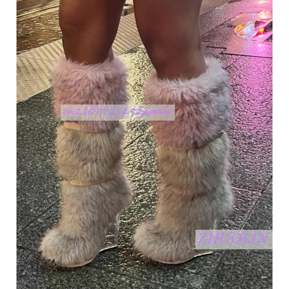 Bottes compensées transparente - Street Fashion Trends avis et prix