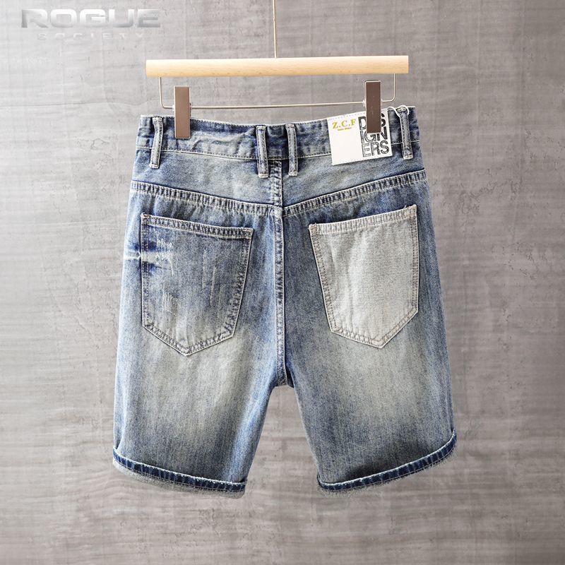 Shorts en jean coréens tendanc - Street Fashion Hip Hop avis et prix