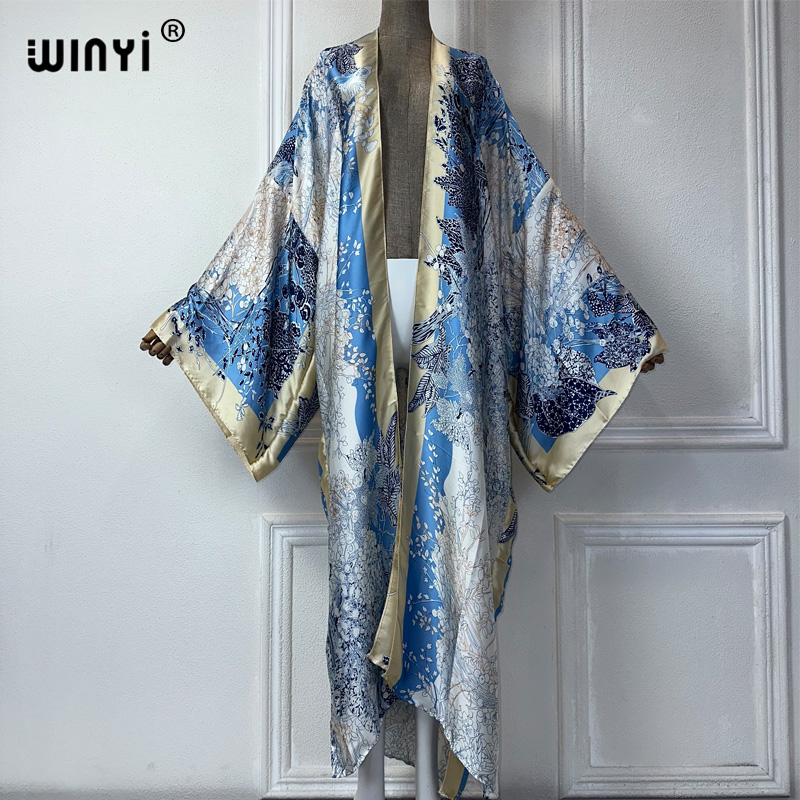 WINYI-Robe de plage kimono imp - Street Fashion Kimono avis et prix