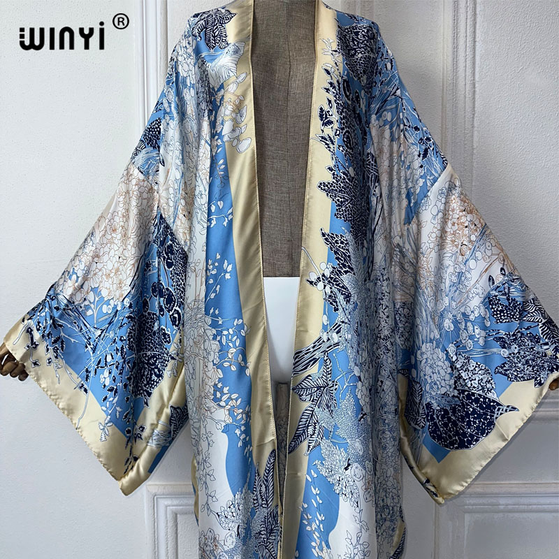 WINYI-Robe de plage kimono imp - Street Fashion Kimono avis et prix