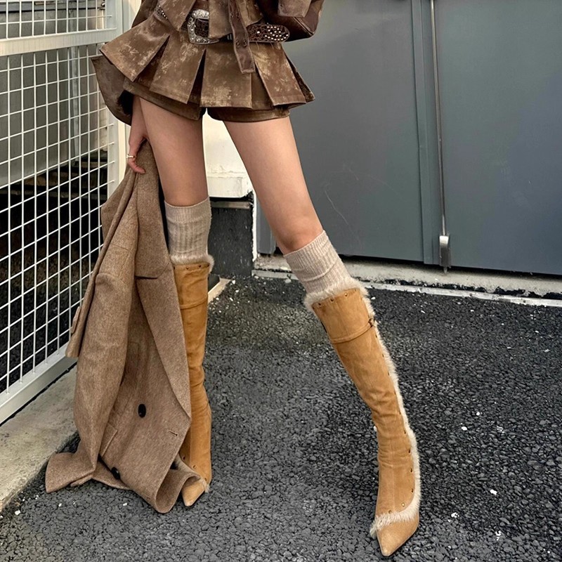 Bottes de mode pointues pour f - Street Fashion Style Youtube avis et prix