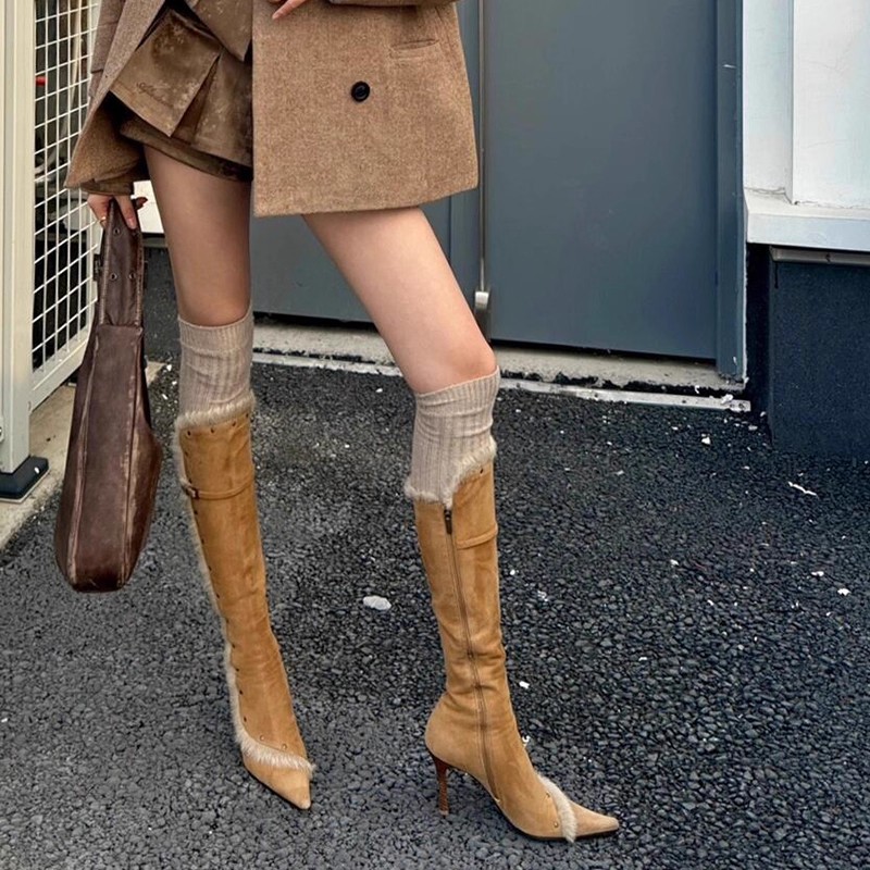 Bottes de mode pointues pour f - Street Fashion Style Youtube avis et prix