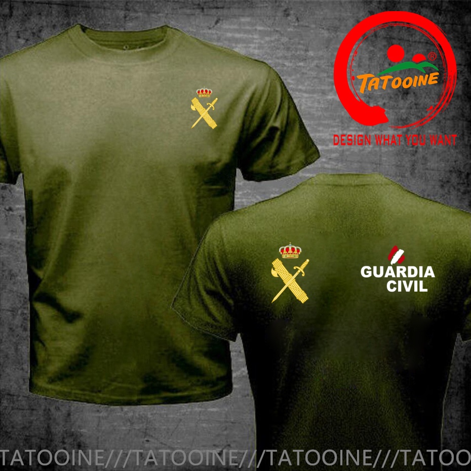 T-shirt avec emblème de la Gua - Street Fashion In Spain avis et prix