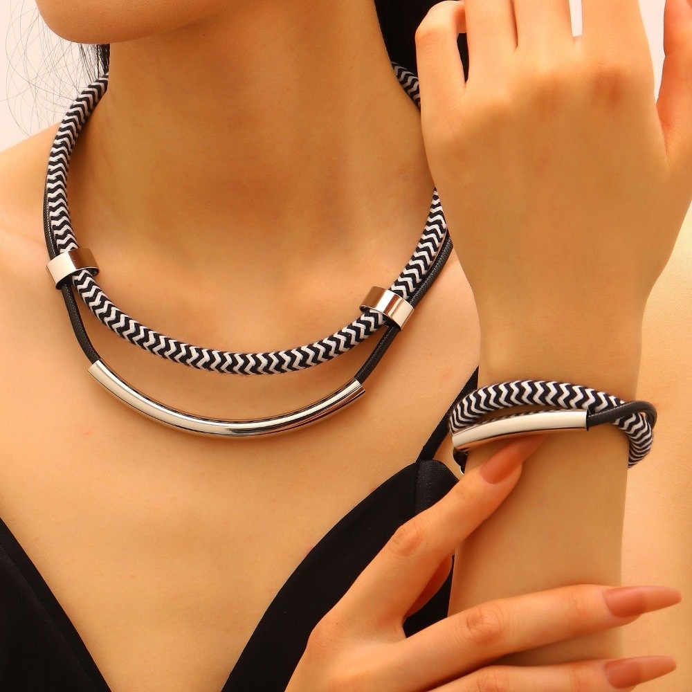 Ensemble collier et bracelet s - Street Fashion Style Youtube avis et prix
