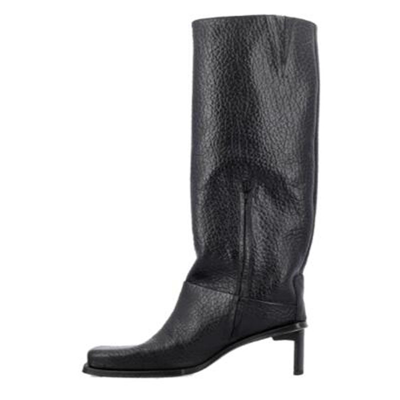 Bottes rétro en cuir noir pour - Street Fashion Style Youtube avis et prix