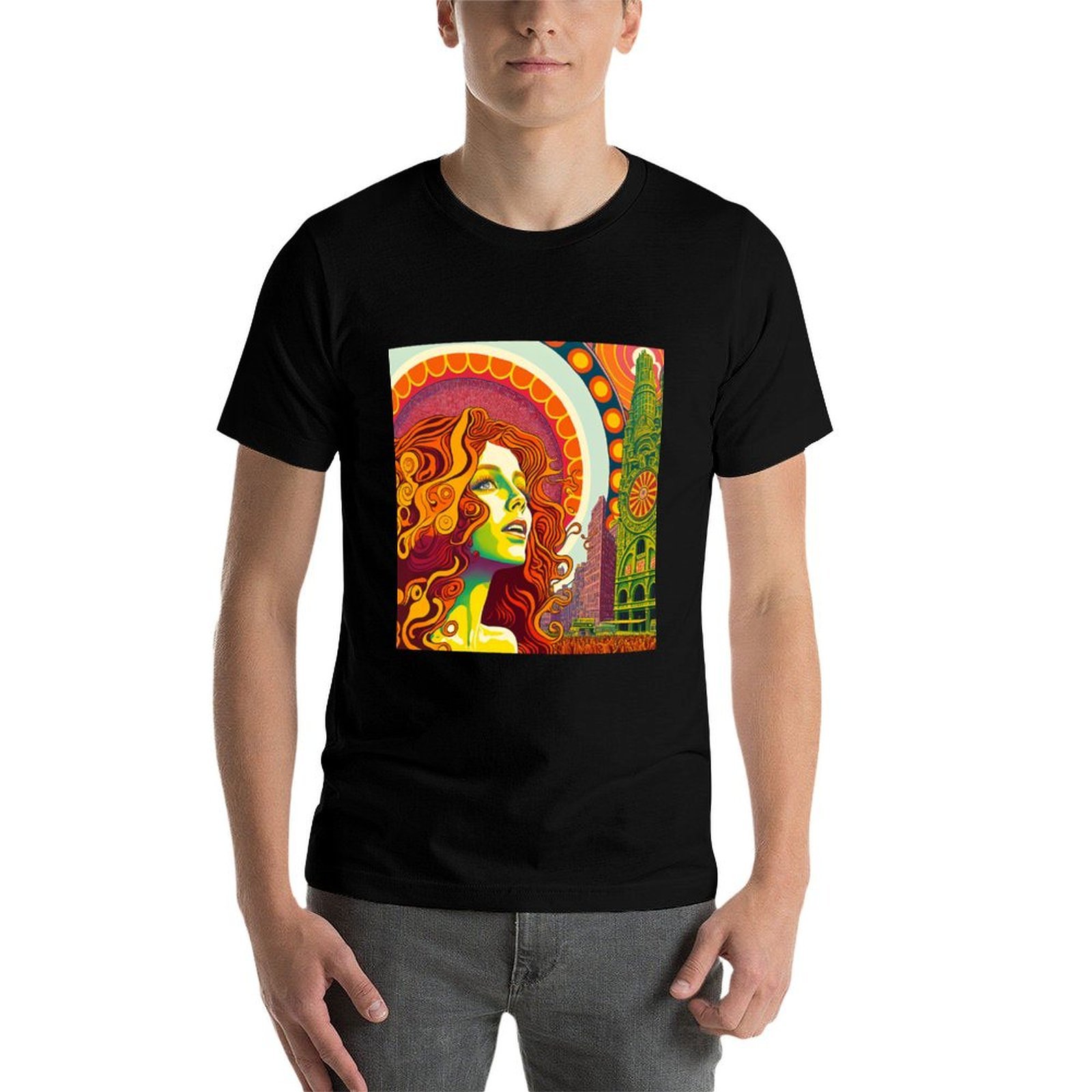 T-shirt rétro des années 70 de - Street Fashion Nyc avis et prix
