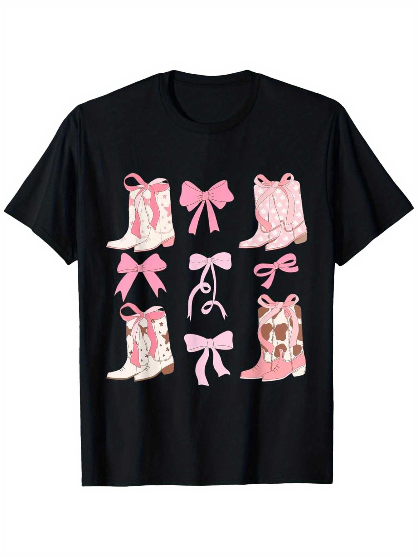 T-shirt Coquette Rose à Nœud,  - Street Fashion Co avis et prix