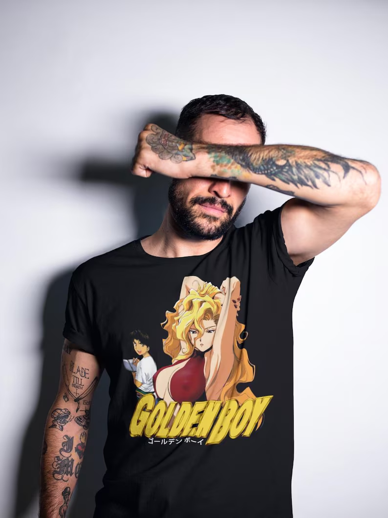 T-shirt Golden Boy vintage amp - Street Fashion For Boy avis et prix