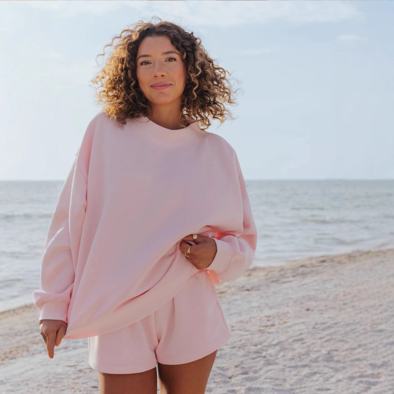 Ensemble deux pièces en mollet - Oversized Crewneck Fleece avis et prix