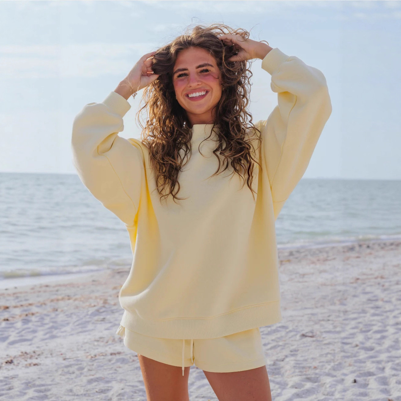 Ensemble deux pièces en mollet - Oversized Crewneck Fleece avis et prix