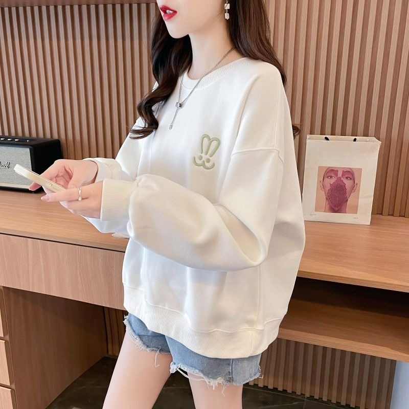 Sweat-shirt à col rond ample e - Oversized Crewneck Fleece avis et prix