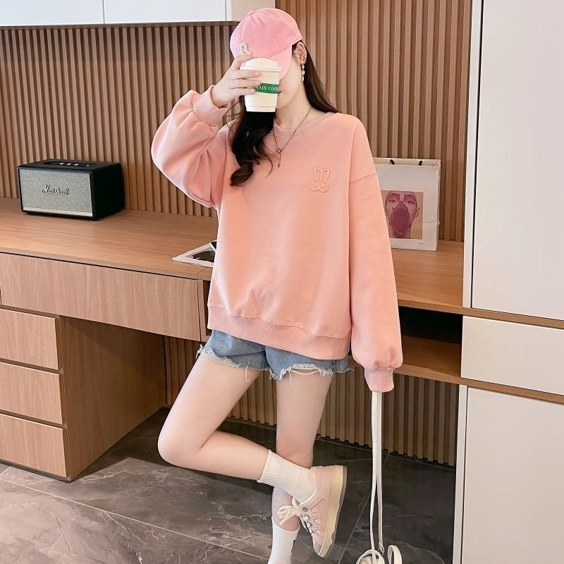 Sweat-shirt à col rond ample e - Oversized Crewneck Fleece avis et prix