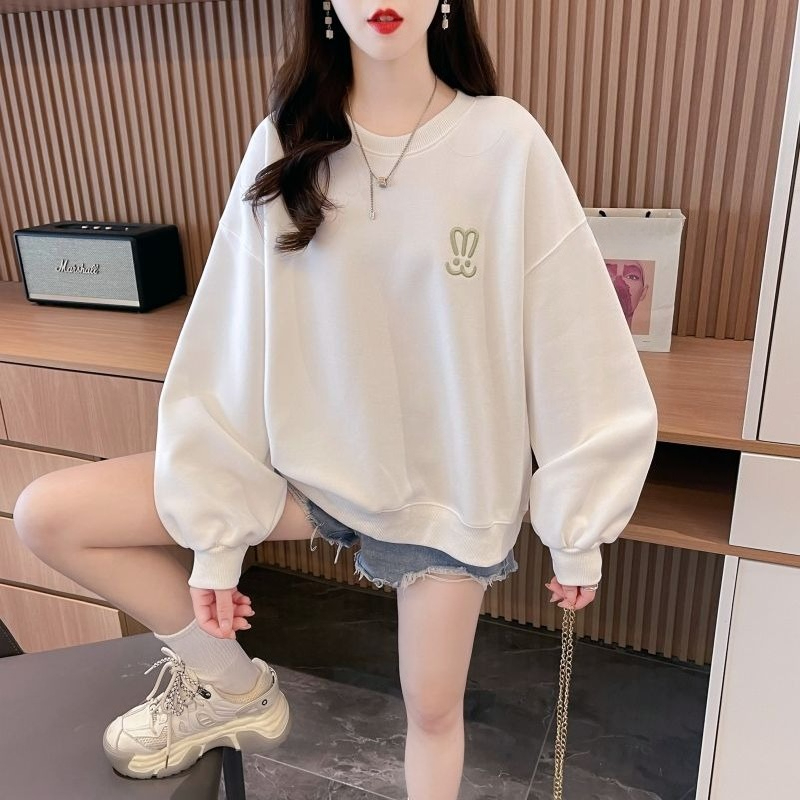 Sweat-shirt à col rond ample e - Oversized Crewneck Fleece avis et prix
