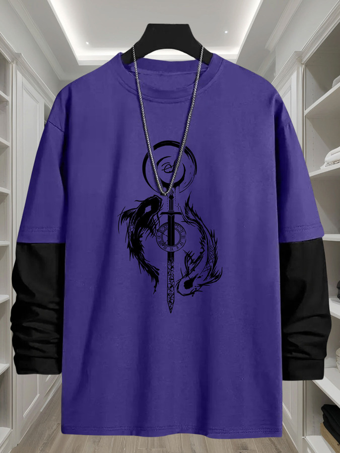 T-shirt à manches longues 2-en - Italy Fashion Street avis et prix