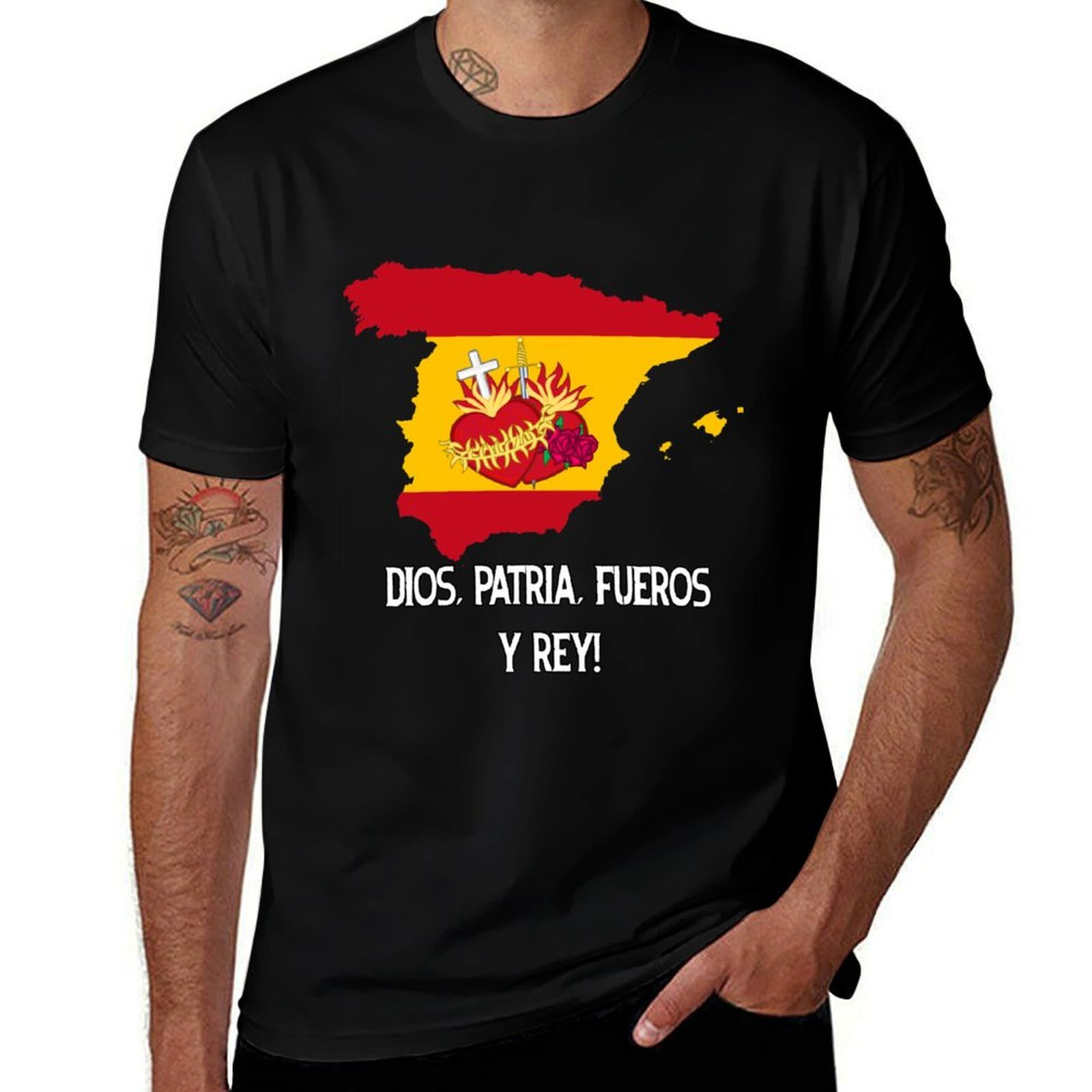 T-shirt catholique d'Espagne,  - Street Fashion In Spain avis et prix