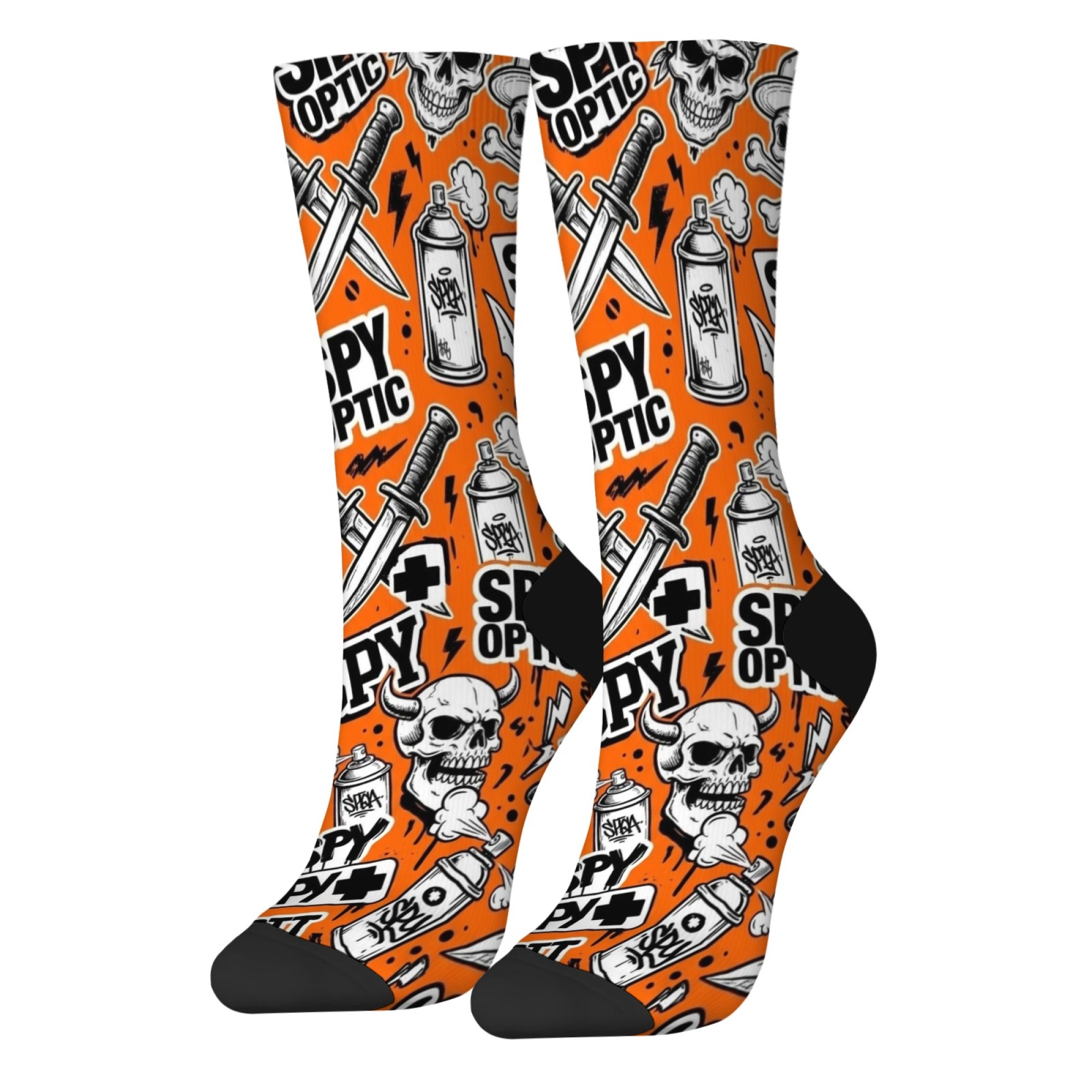 Chaussettes orange style dessi - Street Fashion Style Youtube avis et prix