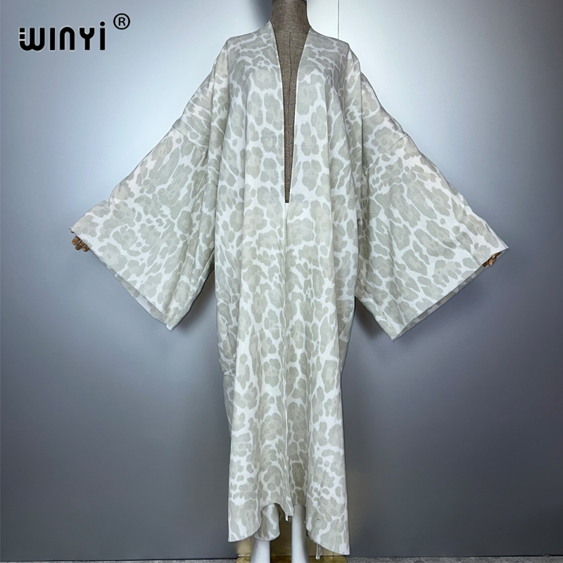 WINYI hiver léopard cardigan a - Street Fashion Kimono avis et prix
