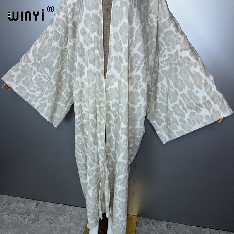 WINYI hiver léopard cardigan a - Street Fashion Kimono avis et prix