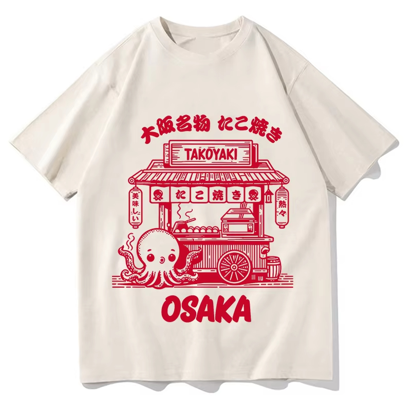 T-shirt unisexe avec motif Tak - Street Fashion Osaka avis et prix